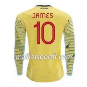 Maillot de Foot Colombie James Rodriguez 10 Domicile Copa América 2019 ML